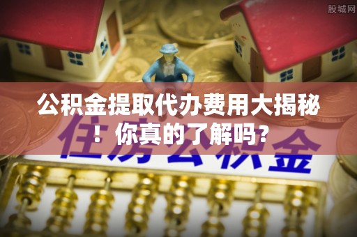 青原公积金提取代办费用大揭秘！你真的了解吗？