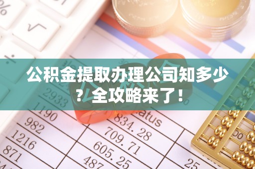 青原公积金提取办理公司知多少？全攻略来了！