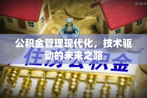 青原公积金管理现代化，技术驱动的未来之路